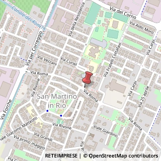 Mappa Via Roma, 75, 42018 San Martino in Rio, Reggio nell'Emilia (Emilia Romagna)