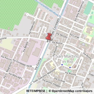 Mappa Via Forche, 10, 42018 San Martino in Rio, Reggio nell'Emilia (Emilia Romagna)