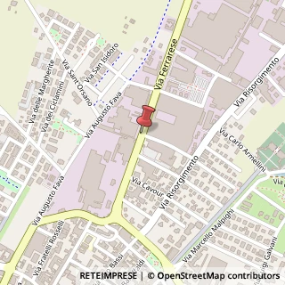 Mappa Via Ferrarese, 41/G, 44042 Cento, Ferrara (Emilia Romagna)