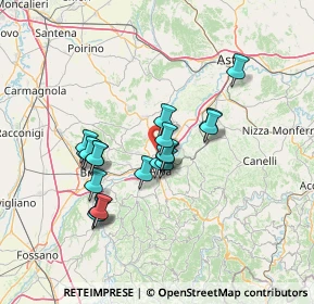 Mappa 12050 Guarene CN, Italia (11.67579)