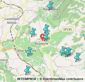 Mappa Via Maurizio Talice, 15010 Ricaldone AL, Italia (2.31273)