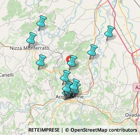 Mappa Via Maurizio Talice, 15010 Ricaldone AL, Italia (6.90267)