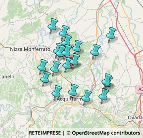 Mappa Via Maurizio Talice, 15010 Ricaldone AL, Italia (5.964)