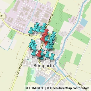 Mappa Via Amilcare Ponchielli, 41030 Bomporto MO, Italia (0.29071)