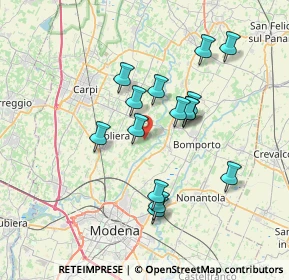 Mappa Via Santa Maria, 41019 Soliera MO, Italia (6.32333)