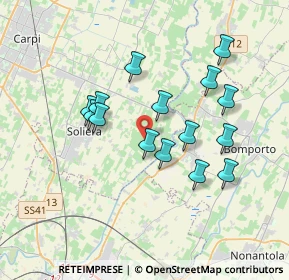 Mappa Via Santa Maria, 41019 Soliera MO, Italia (3.25467)