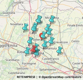 Mappa Via Santa Maria, 41019 Soliera MO, Italia (10.59412)