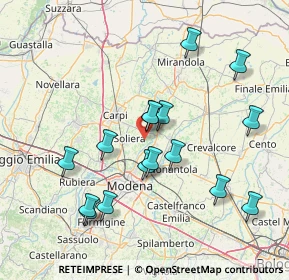 Mappa Via Santa Maria, 41019 Soliera MO, Italia (15.23563)