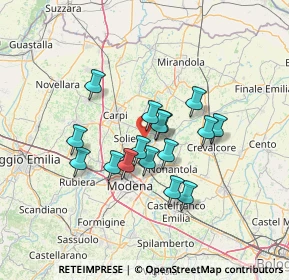 Mappa Via Santa Maria, 41019 Soliera MO, Italia (10.66438)