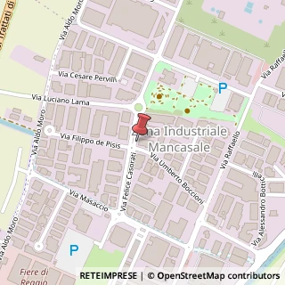 Mappa Via Felice Casorati, 11, 42124 Sassuolo, Modena (Emilia Romagna)