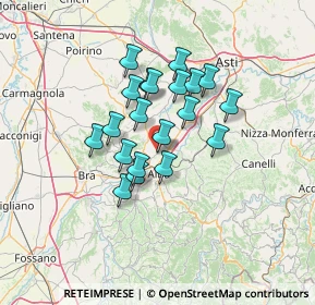 Mappa Via Regina Margherita, 12050 Guarene CN, Italia (10.3055)