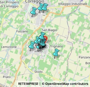 Mappa Via Aldo Moro, 42018 San Martino In Rio RE, Italia (1.022)