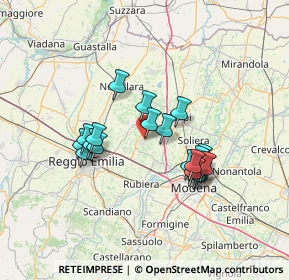 Mappa Via Guido Rossa, 42018 San Martino In Rio RE, Italia (11.7645)
