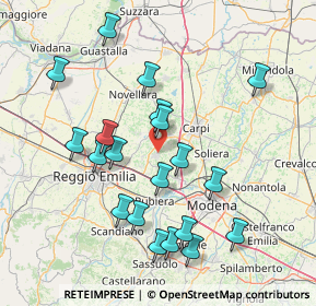 Mappa Via Guido Rossa, 42018 San Martino In Rio RE, Italia (15.7615)