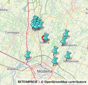 Mappa Via Giacomo Matteotti, 41019 Soliera MO, Italia (6.4)
