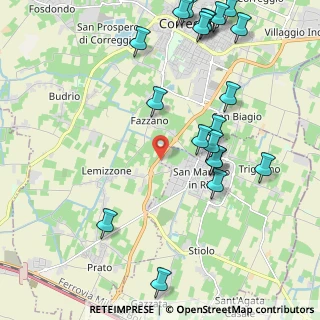 Mappa Via Confine Lemizzone, 42015 Correggio RE, Italia (2.6365)