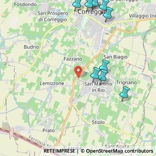 Mappa Via Confine Lemizzone, 42015 Correggio RE, Italia (2.96818)