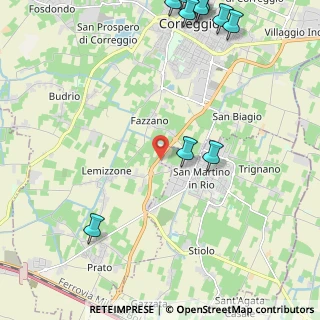 Mappa Via Confine Lemizzone, 42015 Correggio RE, Italia (3.46133)