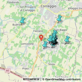 Mappa Via Confine Lemizzone, 42015 Correggio RE, Italia (1.4295)