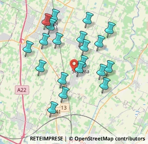 Mappa Via Umberto Giordano, 41019 Soliera MO, Italia (3.619)