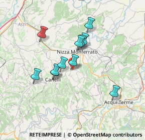 Mappa Regione, 14042 Calamandrana AT, Italia (5.80636)