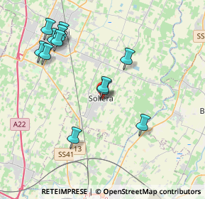 Mappa Via Caduti, 41019 Soliera MO, Italia (4.17833)
