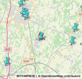 Mappa Via G. Marconi, 41019 Soliera MO, Italia (6.45545)