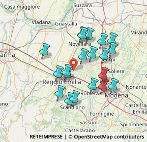 Mappa 42122 Massenzatico RE, Italia (12.5535)