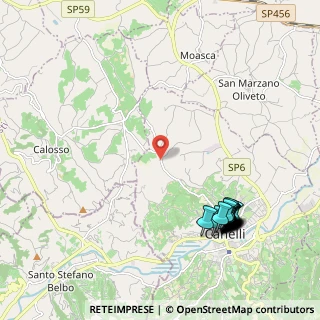 Mappa SP 41, 14053 Canelli AT (2.587)