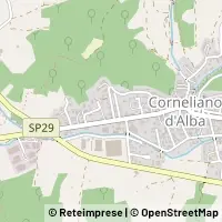 Map Corneliano d'Alba