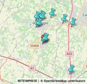 Mappa Via del Corno, 42018 San Martino In Rio RE, Italia (3.41917)
