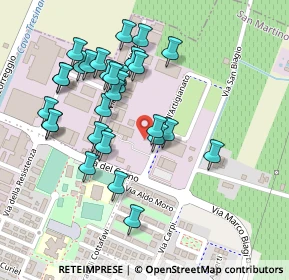 Mappa Via dell'Artigianato, 42018 San Martino in Rio RE, Italia (0.23333)