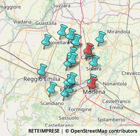 Mappa Via dell'Artigianato, 42018 San Martino in Rio RE, Italia (10.3295)