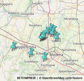 Mappa Via dell'Artigianato, 42018 San Martino in Rio RE, Italia (8.77818)
