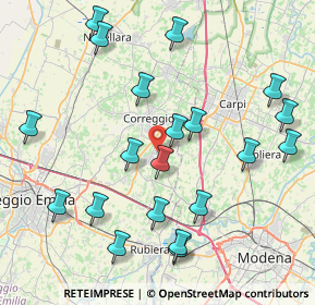 Mappa Via dell'Artigianato, 42018 San Martino in Rio RE, Italia (9.15)