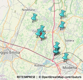 Mappa Via dell'Artigianato, 42018 San Martino in Rio RE, Italia (6.59727)