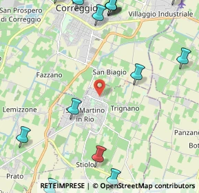 Mappa Via dell'Artigianato, 42018 San Martino in Rio RE, Italia (3.543)