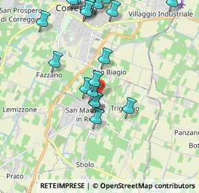 Mappa Via dell'Artigianato, 42018 San Martino in Rio RE, Italia (2.22789)