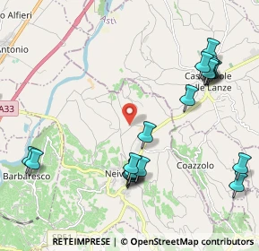 Mappa VIA VALLEDOGLIO, 12052 Neive CN, Italia (2.5385)