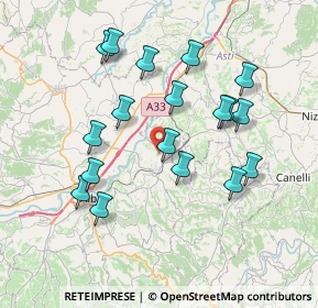 Mappa VIA VALLEDOGLIO, 12052 Neive CN, Italia (7.34222)