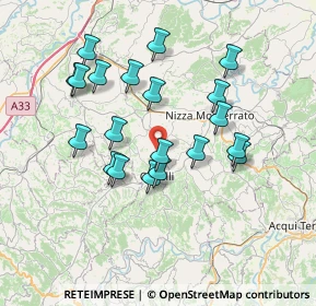 Mappa SP 6, 14053 Canelli AT, Italia (6.809)