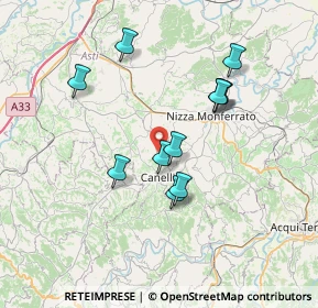 Mappa SP 6, 14053 Canelli AT, Italia (6.40364)