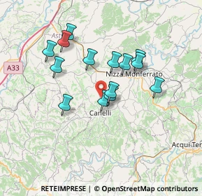 Mappa SP 6, 14053 Canelli AT, Italia (5.98929)
