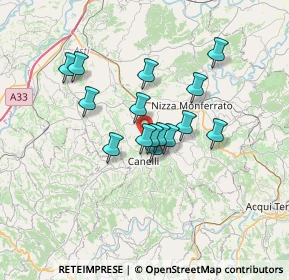 Mappa SP 6, 14053 Canelli AT, Italia (5.25333)