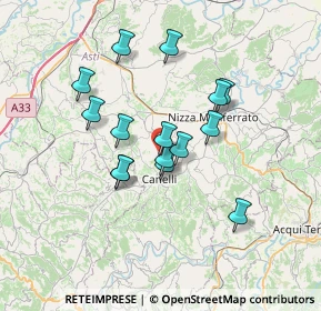 Mappa SP 6, 14053 Canelli AT, Italia (5.764)