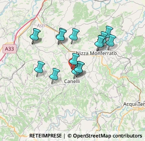 Mappa SP 6, 14053 Canelli AT, Italia (6.09063)