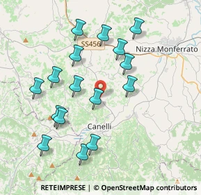Mappa SP 6, 14053 Canelli AT, Italia (3.90938)