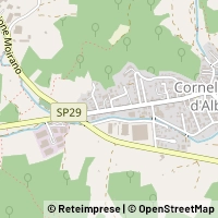 Hartă Corneliano d'Alba