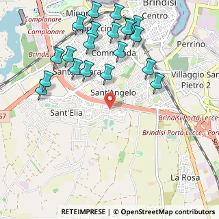 Mappa Via Eduardo Dalbono, 72100 Brindisi BR, Italia (1.323)