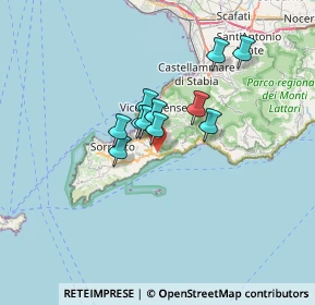 Mappa Via San Pietro, 80063 Piano di Sorrento NA, Italia (4.87182)